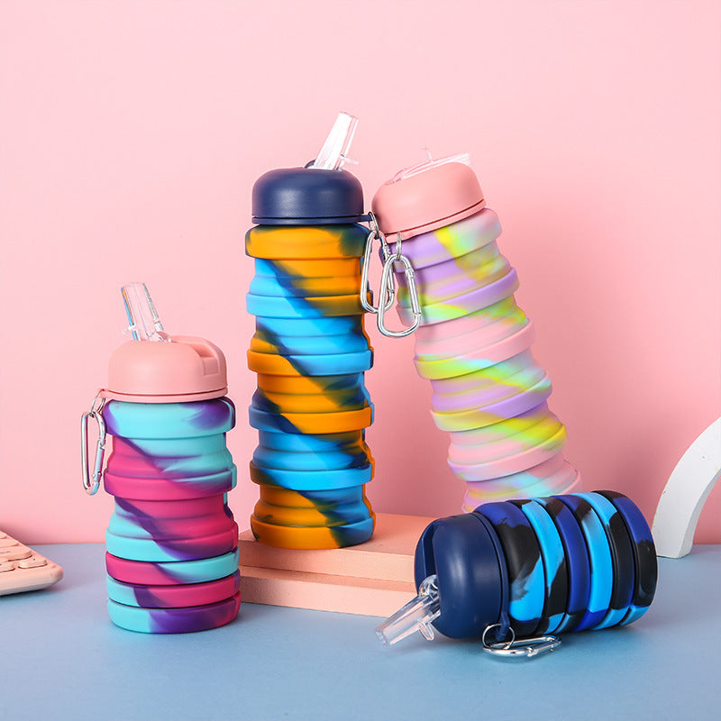 Women collapsible silicone water bottle Kalsten