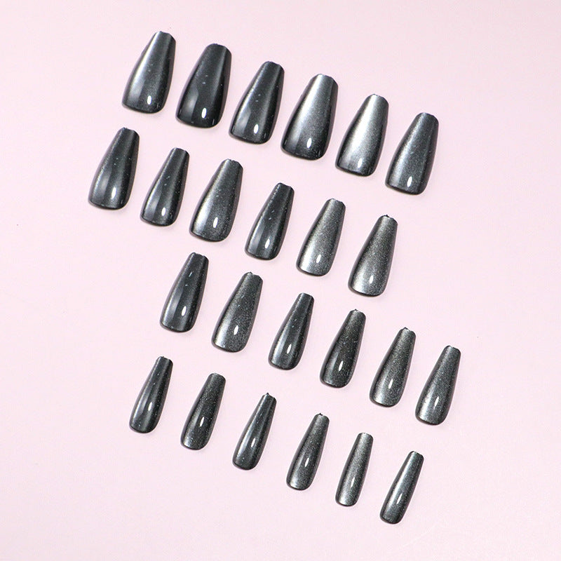Glossy Stiletto Press-On Nail Art with Ombre Effect Kalsten