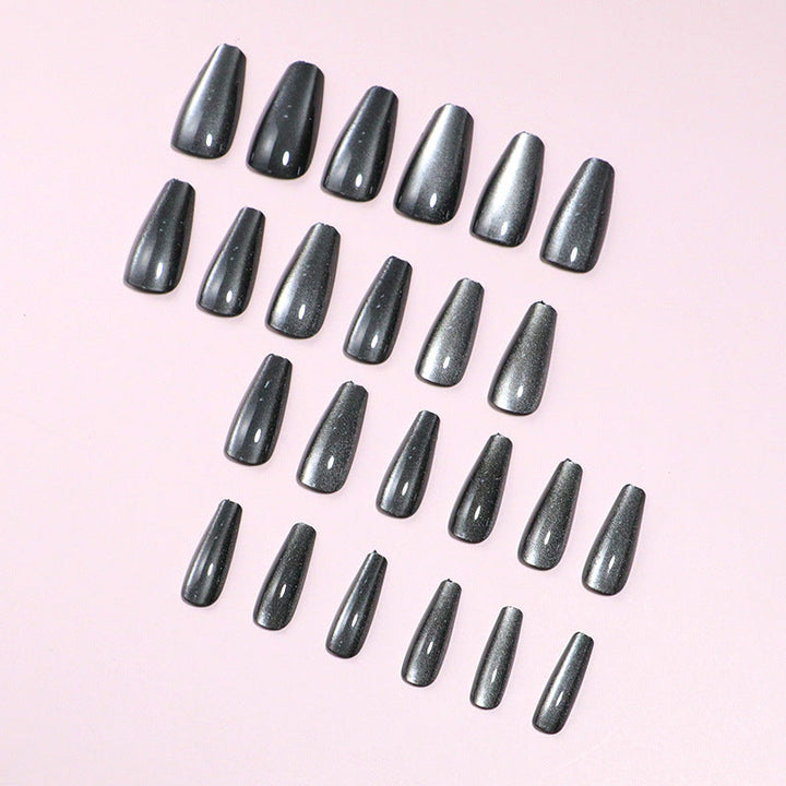 Glossy Stiletto Press-On Nail Art with Ombre Effect Kalsten