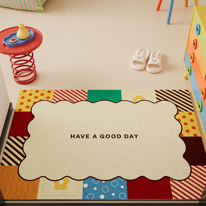 Playful Welcome Mat