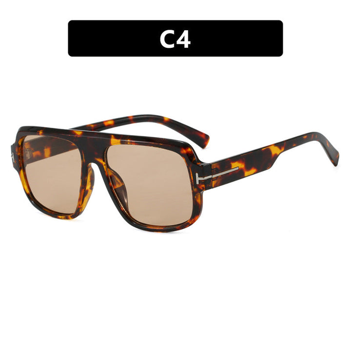 Women’s fashionable square sunglasses with trendy tortoiseshell pattern Kalsten