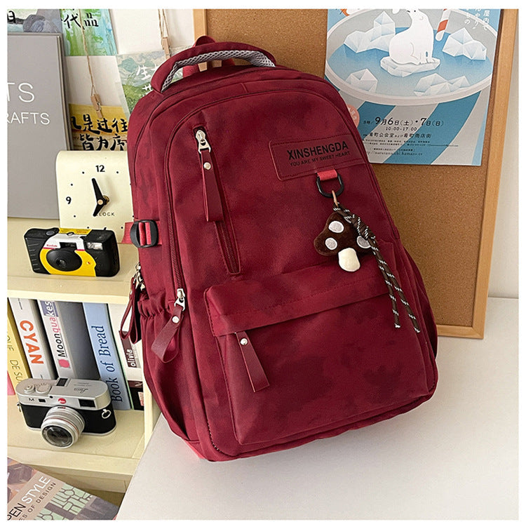 Multi-Pocket Casual School Backpack