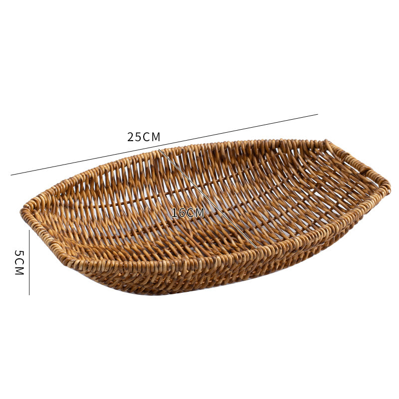 Decorative Handwoven Serving Tray Kalsten