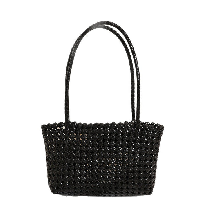 Braided Beach Bag with Practical Folding Mechanism Kalsten
