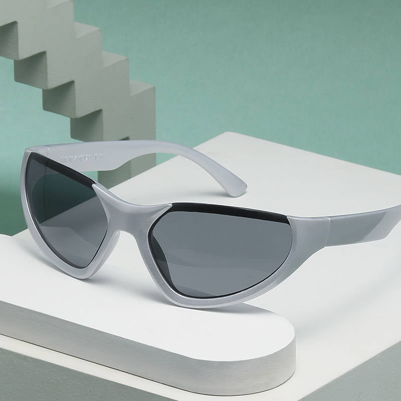 Women's sporty bicycle sunglasses with aerodynamic design Kalsten