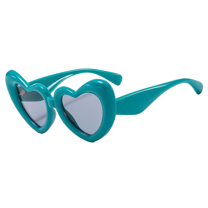 Women Heart-shaped Sunglasses with Stylish Frame Kalsten
