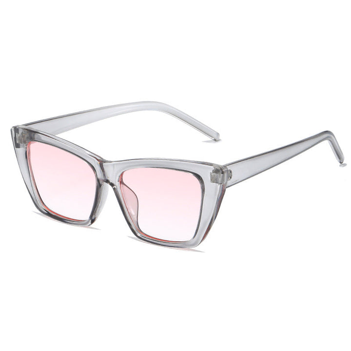 Women's trendy oversized sunglasses with innovative transparent frame Kalsten