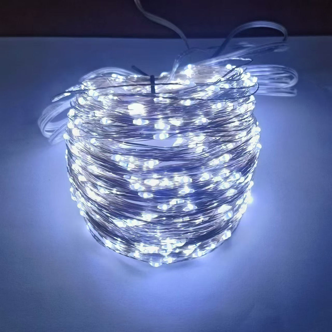 Solar Copper Wire Fairy String Lights With Dual Stake Panels Kalsten