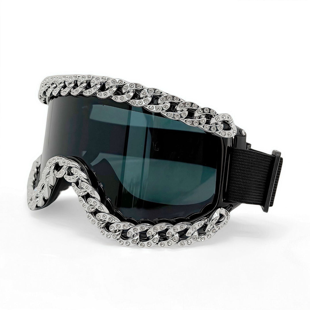 Unisex Ski Goggles with Sparkling Crystal Frame Kalsten