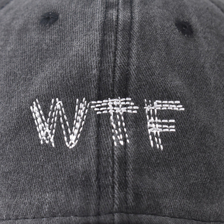 Women's Casual Distressed Denim Baseball Cap Kalsten