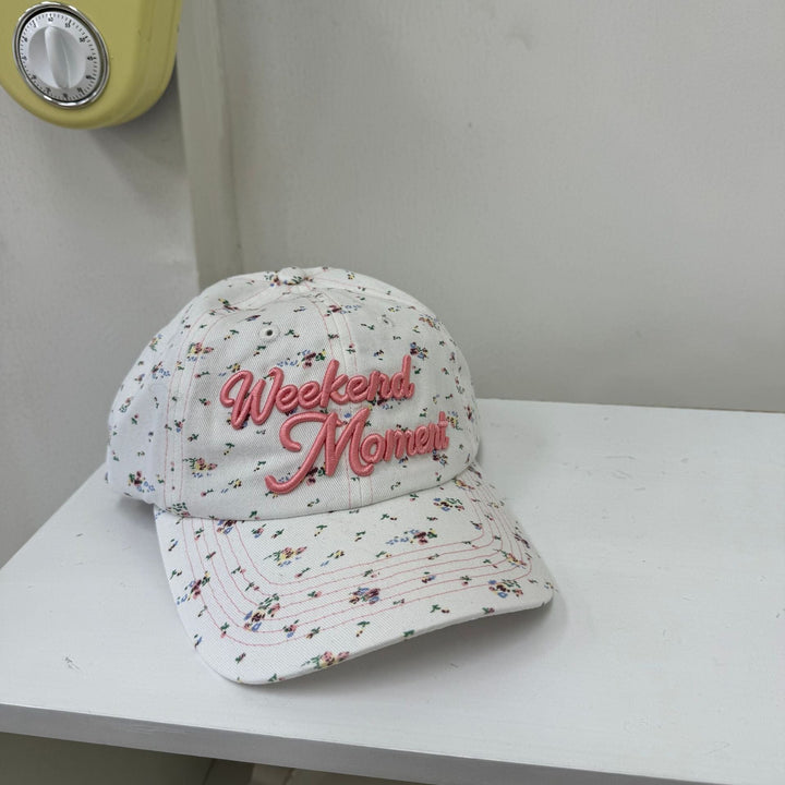 Women's Casual Cotton Baseball Cap with Embroidered Phrase Kalsten
