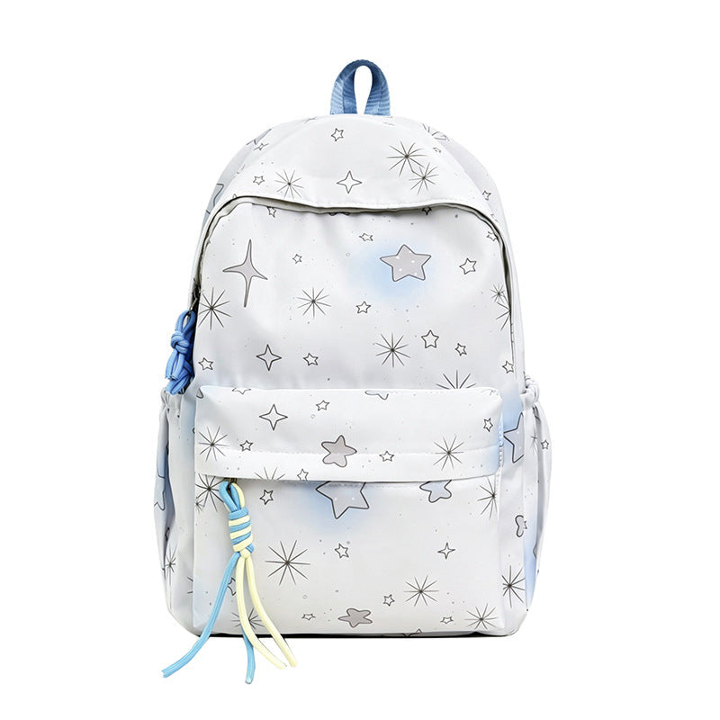 Starry Print Backpack Kalsten