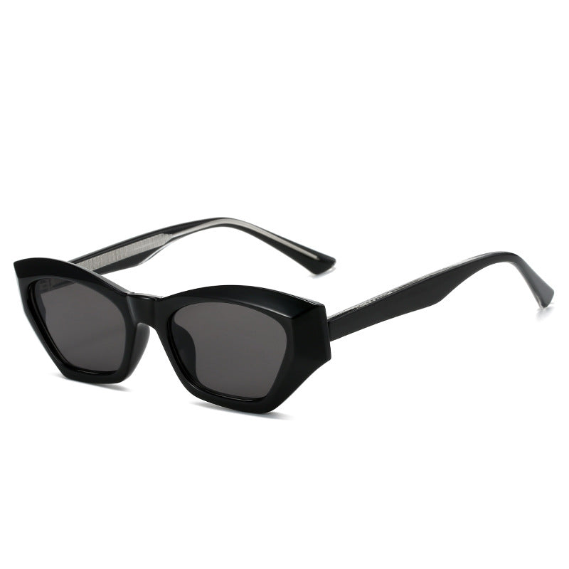 Ladies Cat-Eye Sunglasses with Modern Transparent Accents Kalsten