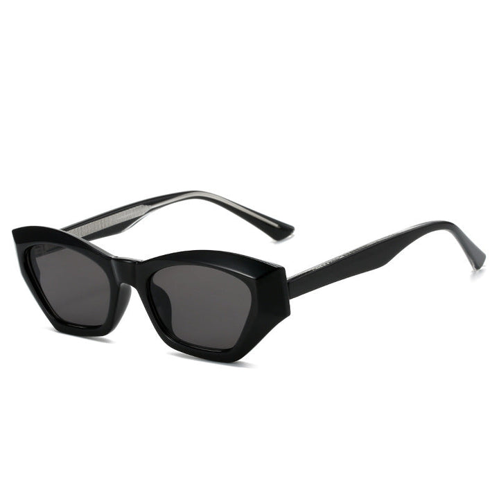 Ladies Cat-Eye Sunglasses with Modern Transparent Accents Kalsten
