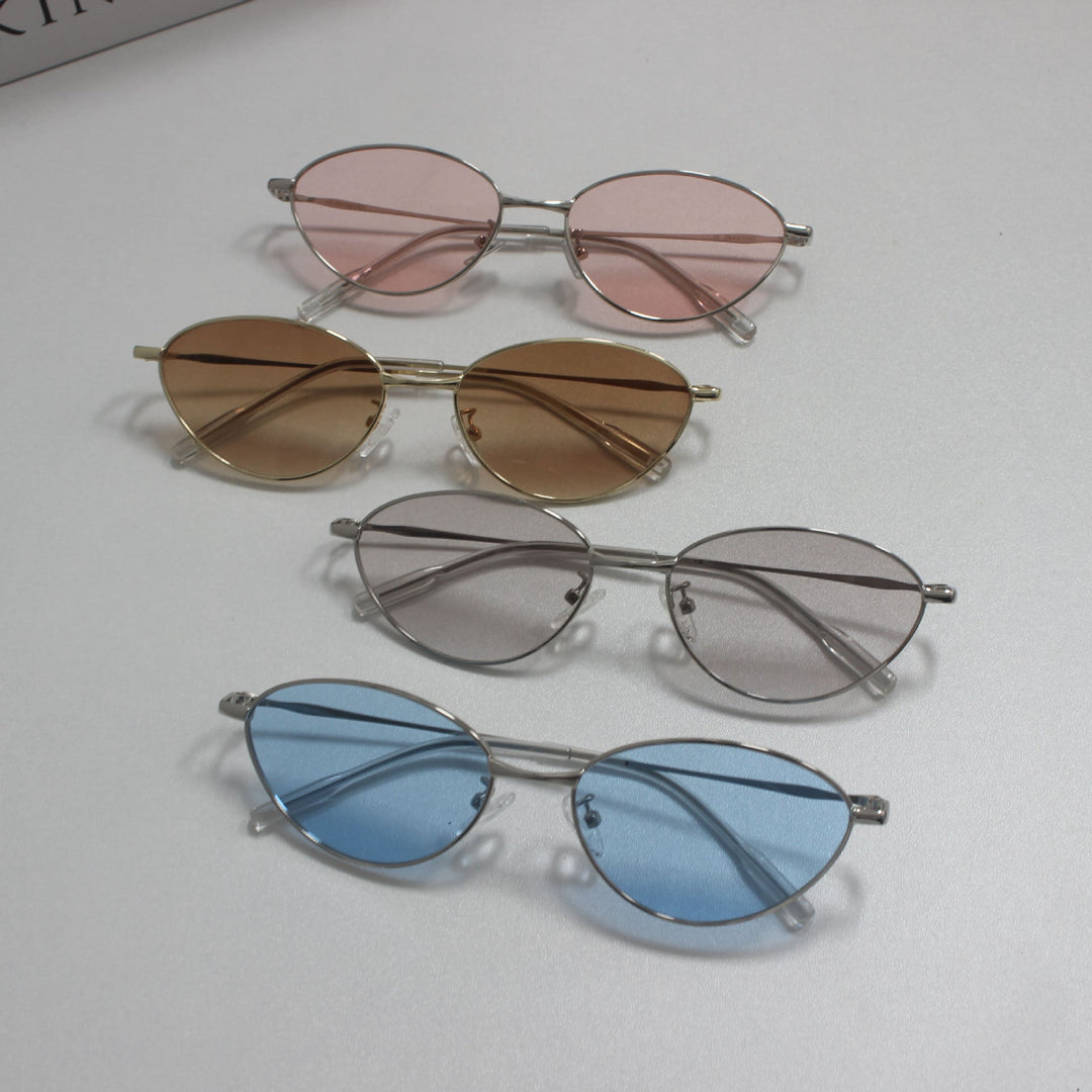 Fashionable Rectangular Glasses with Fine Metal Frame Kalsten