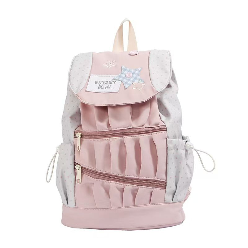 Stylish Gingham Patterned Backpack Kalsten