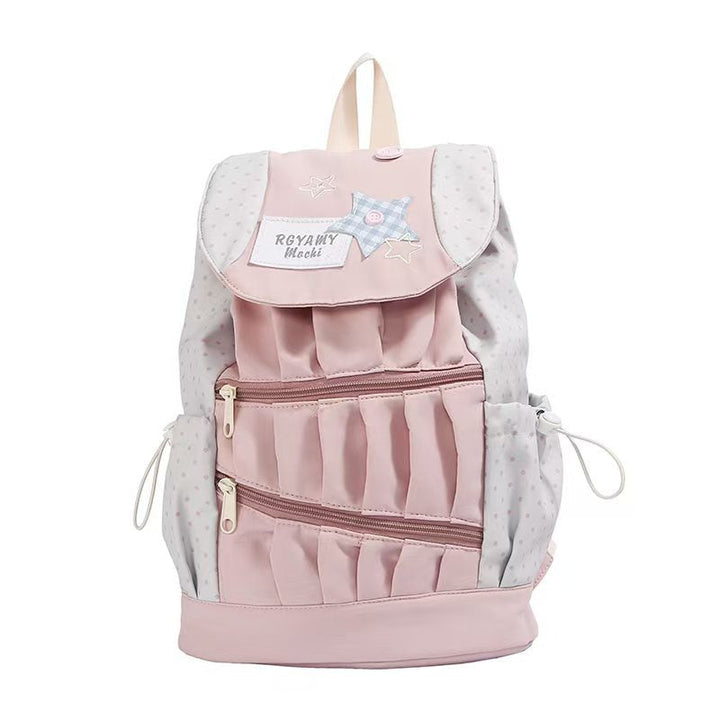 Stylish Gingham Patterned Backpack Kalsten