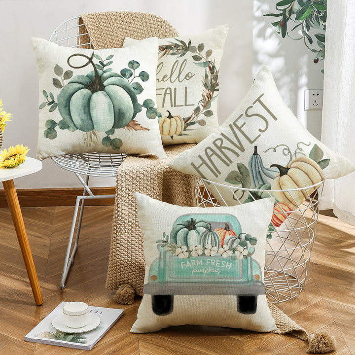 Women Decorative Pillowcase with Stylish Pumpkin Design Kalsten