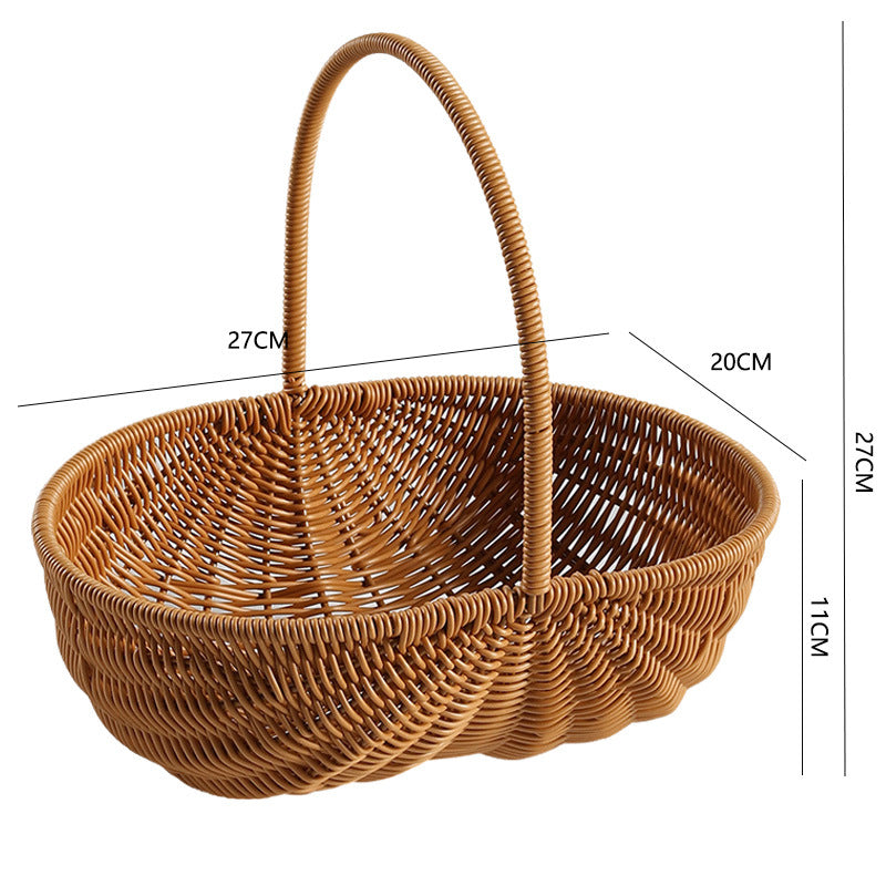 Handwoven Artisan Market Basket Kalsten