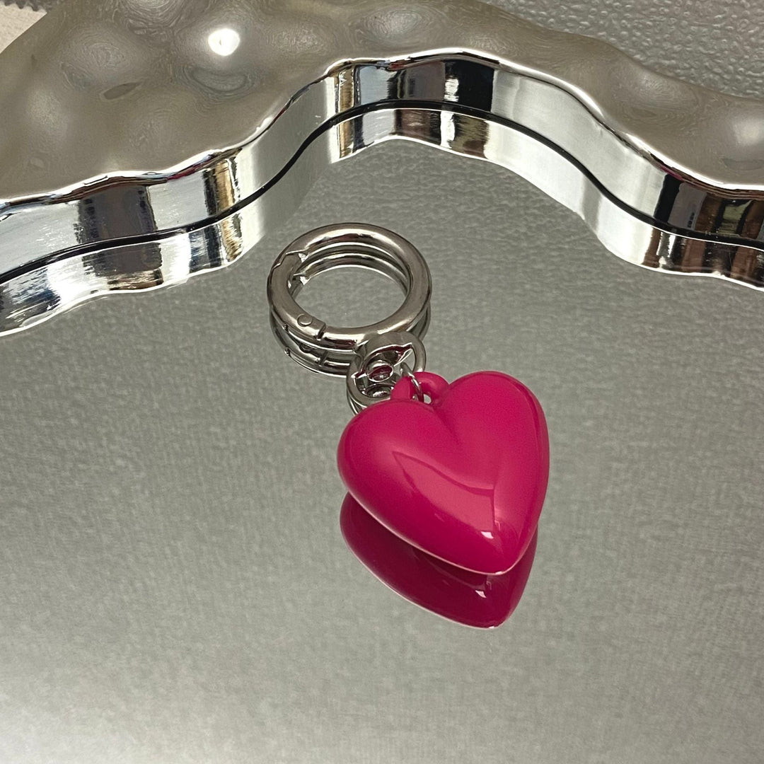 Heart-Shaped Charm Keychain Kalsten