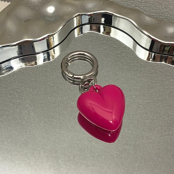 Heart-Shaped Charm Keychain Kalsten