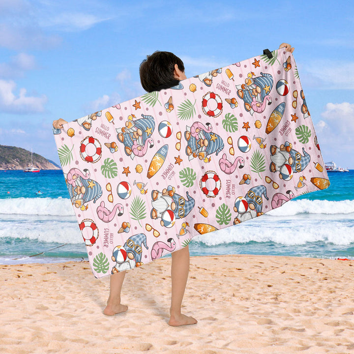 Beach blanket with colorful cupcake design Kalsten