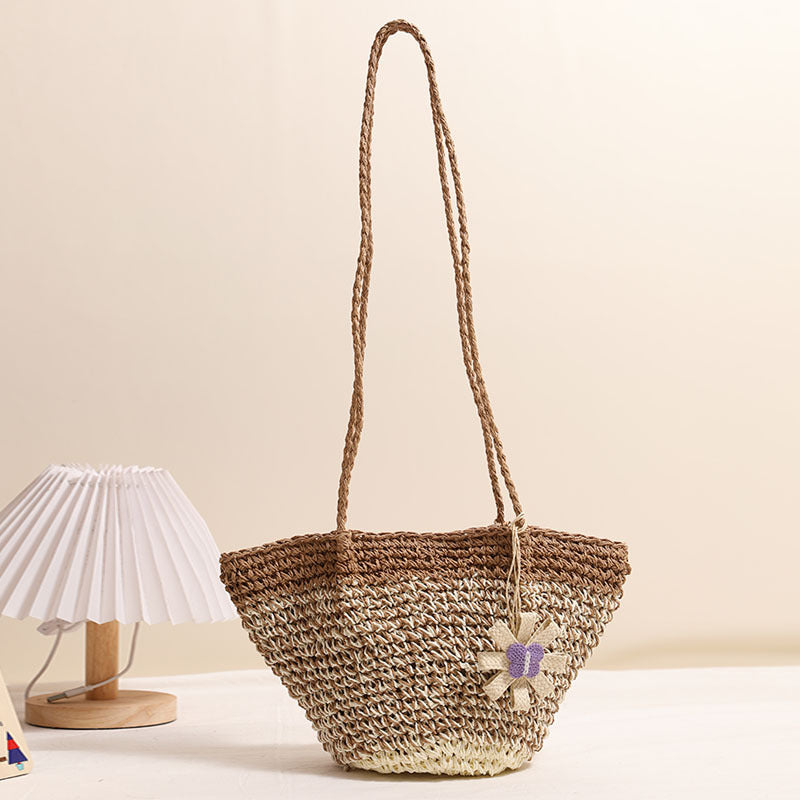 Fashionable and Handcrafted Handbag with Floral Accent Kalsten