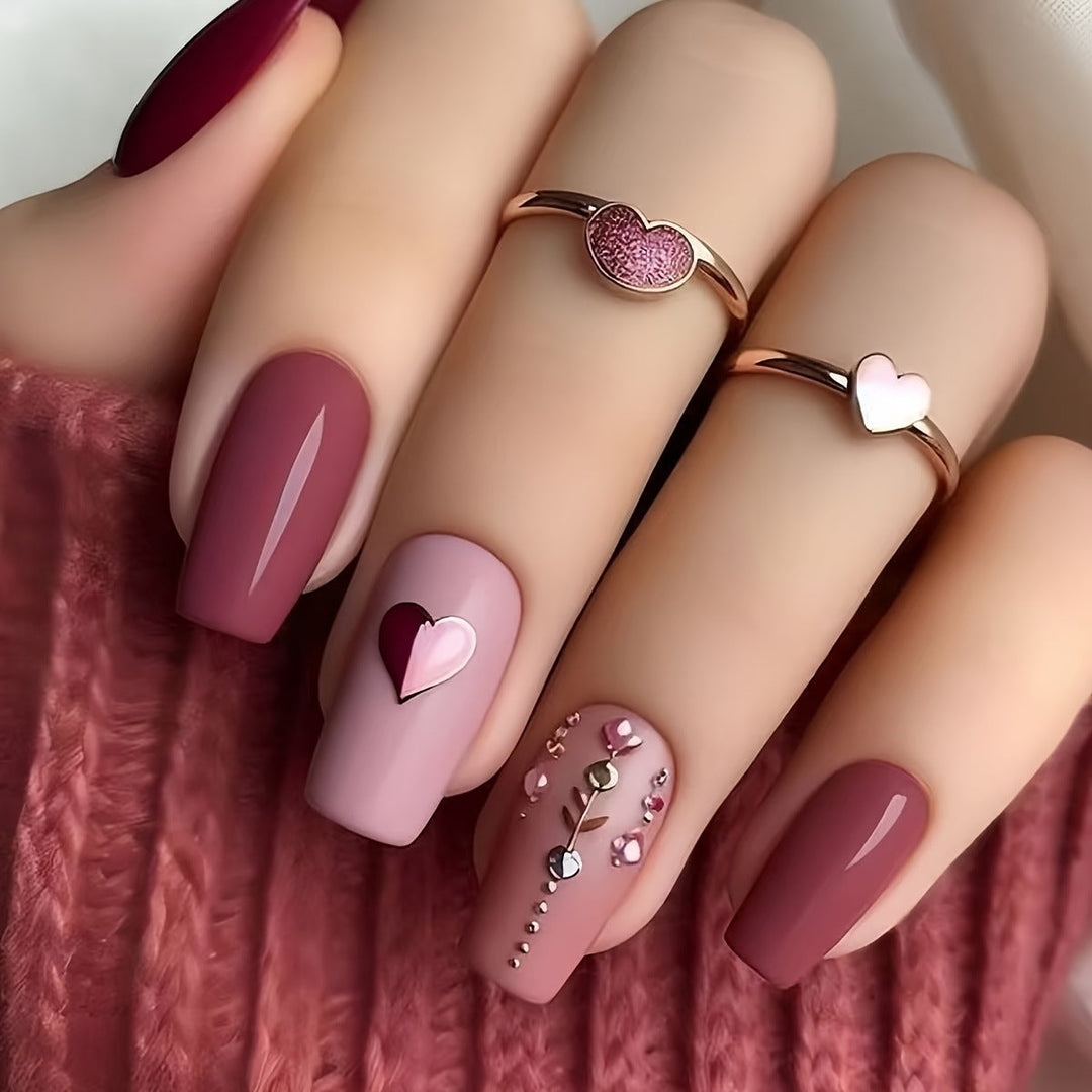 Floral Art Acrylic Nail Set Kalsten