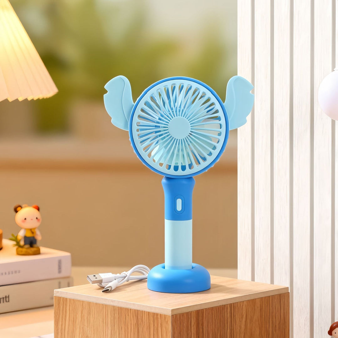 Ladies Portable Hand Fan with Funny Animal Design Kalsten