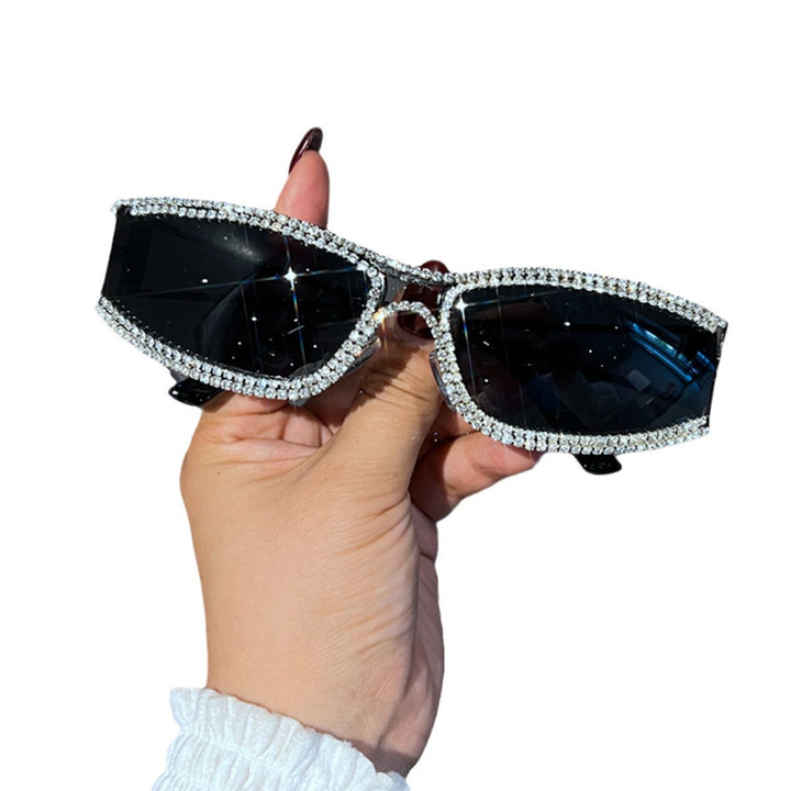 Ladies Glamorous Vintage Sunglasses with Rhinestone Trim Kalsten