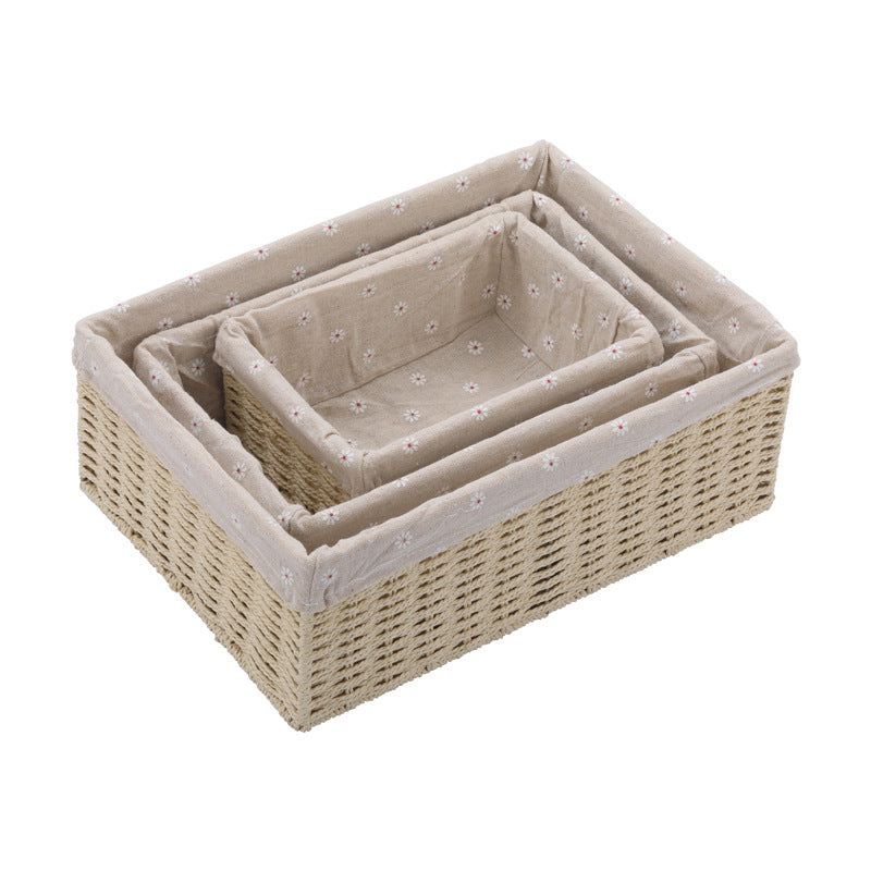 Women's Storage Basket Set with Decorative Lining Kalsten