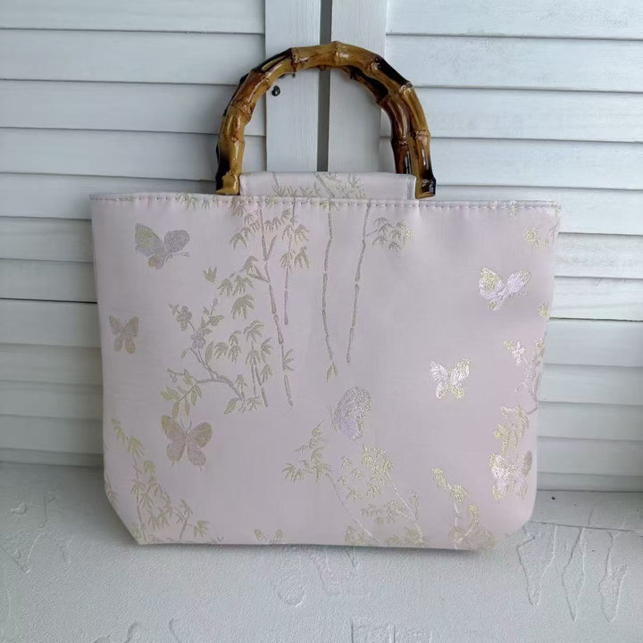 High-quality cotton tote bag with bamboo handles Kalsten