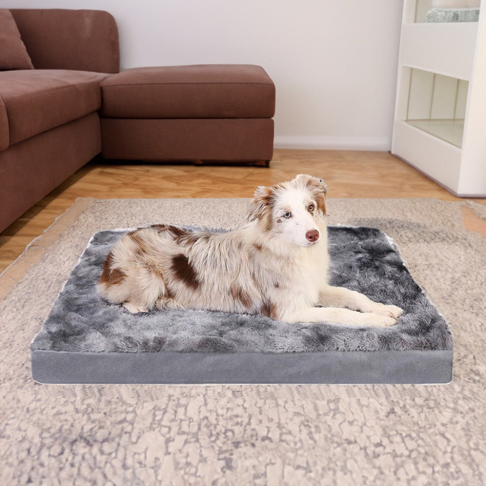 Luxurious Plush Pet Resting Cushion Dog Bed