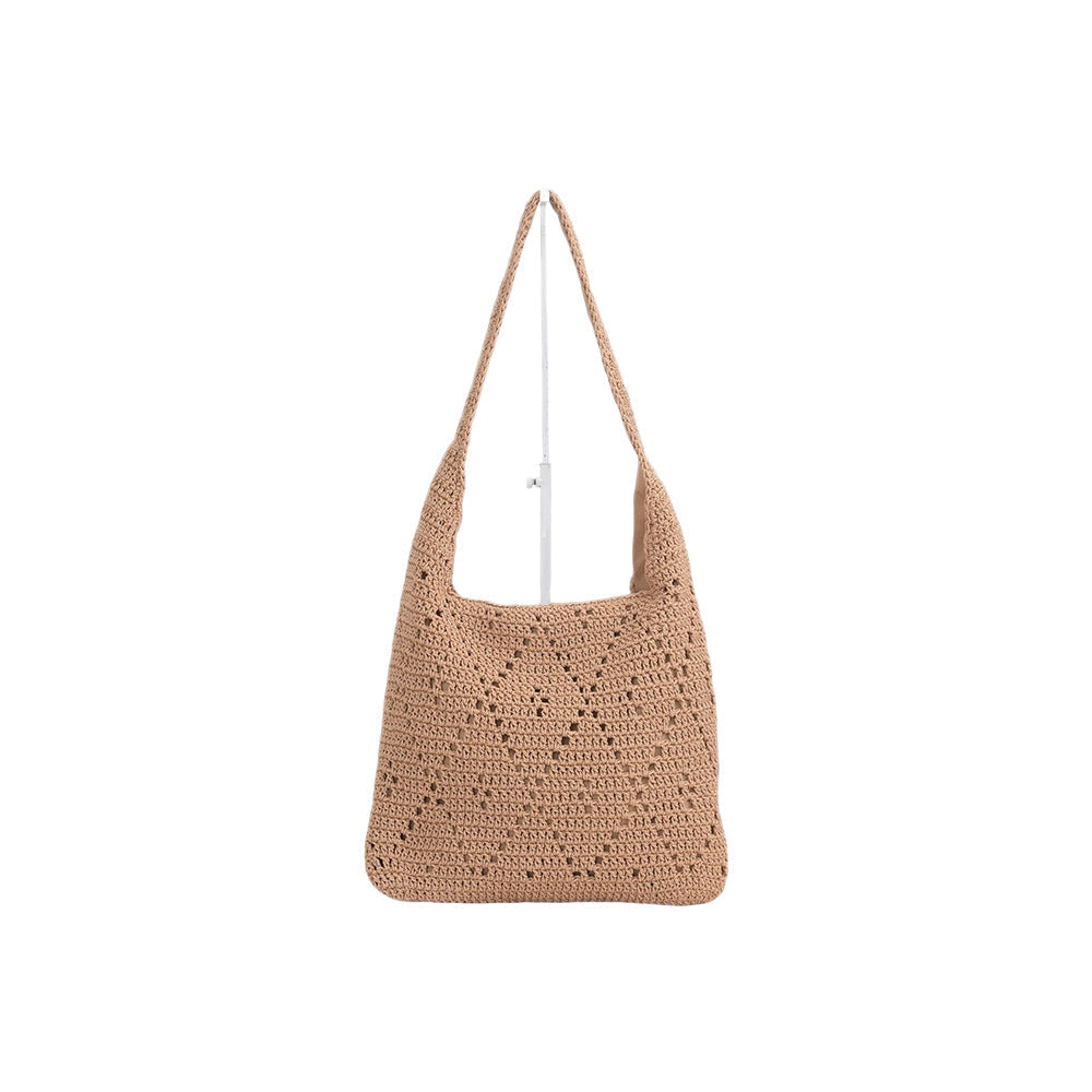 Handcrafted straw shoulder bag Kalsten