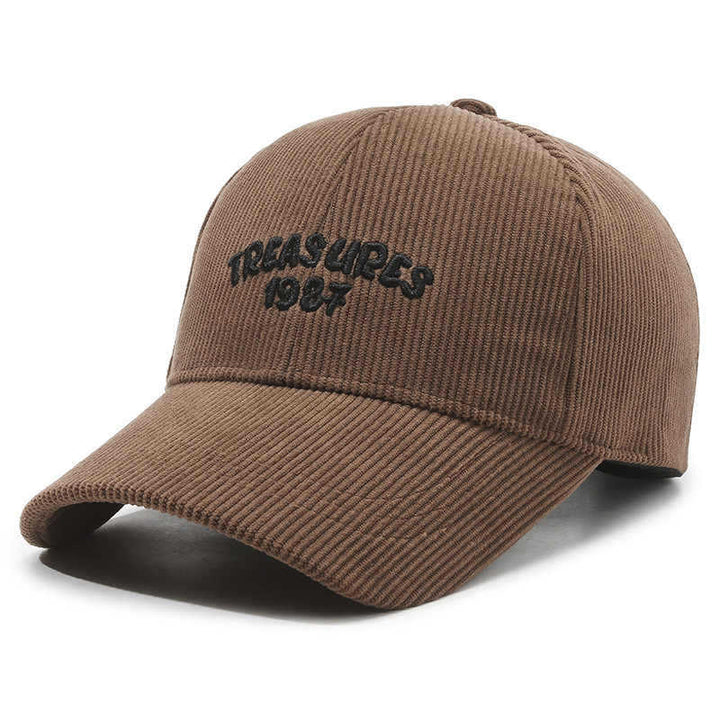 Women's Corduroy Embroidered Baseball Cap Kalsten