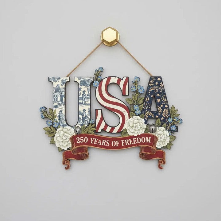 Unisex nan layered star wreath door decor with mixed ribbon bows and wooden accents Kalsten