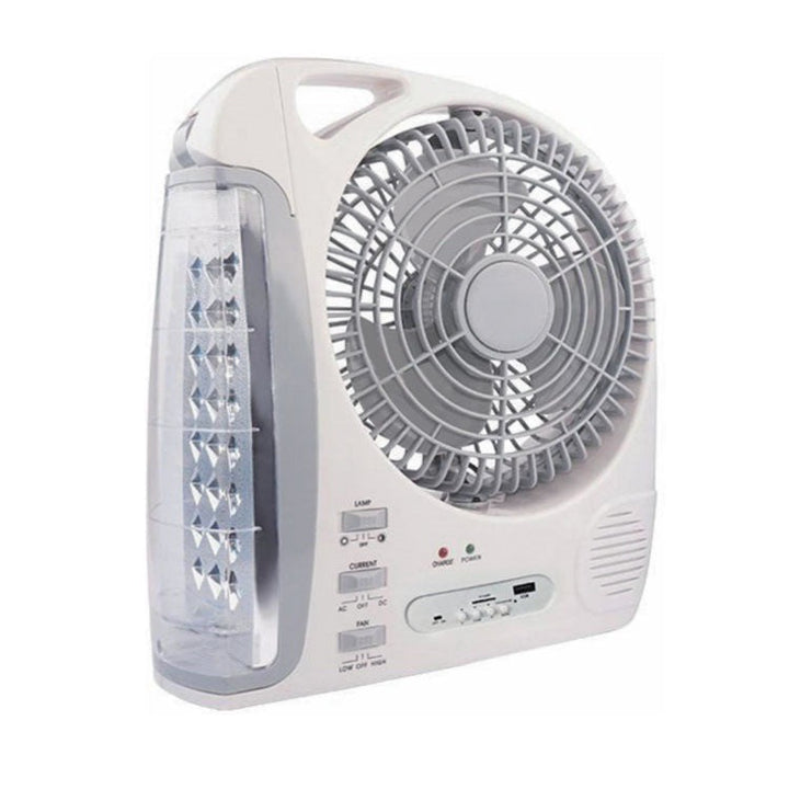 Women's Portable Battery-Powered Fan with Integrated LED Light Kalsten