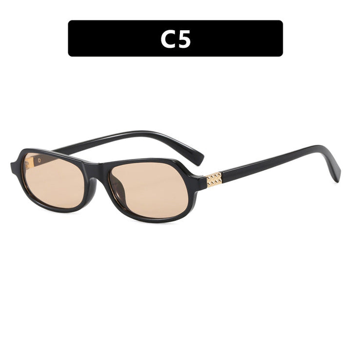 Ladies stylish fashionable sunglasses with golden accents Kalsten
