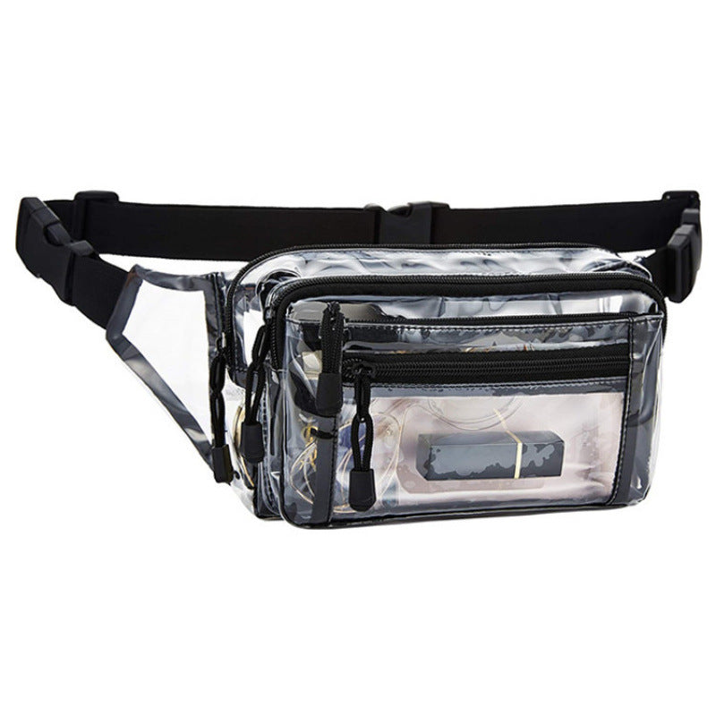 Practical belly crossbody bag with transparent design Kalsten