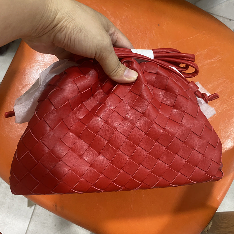 Textured Woven Handheld Clutch Acalora