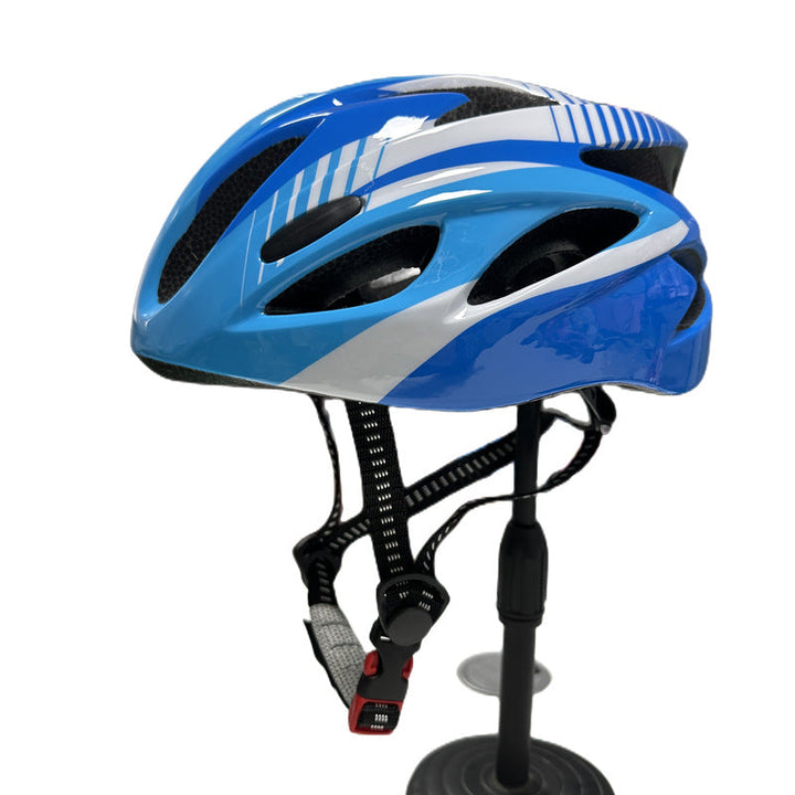 streamlined high-ventilation cycling helmet with micro-adjust retention and impact-absorbing liner Kalsten