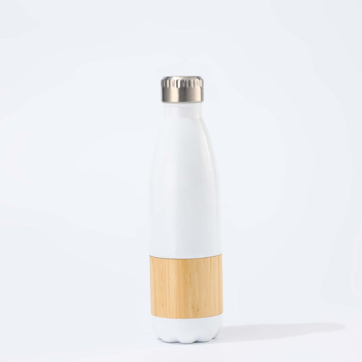 Women Stainless Steel Drinking Bottle with Bamboo Application Kalsten