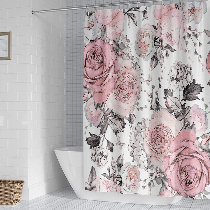 Floral Print Shower Curtain Kalsten