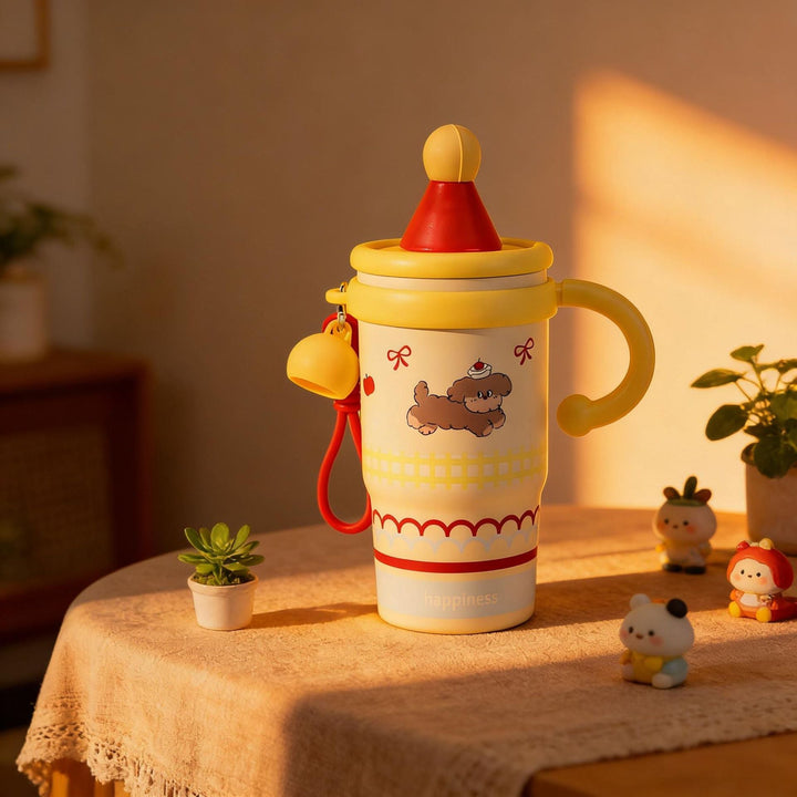 Ladies colorful and creative drinking cups with lid Kalsten