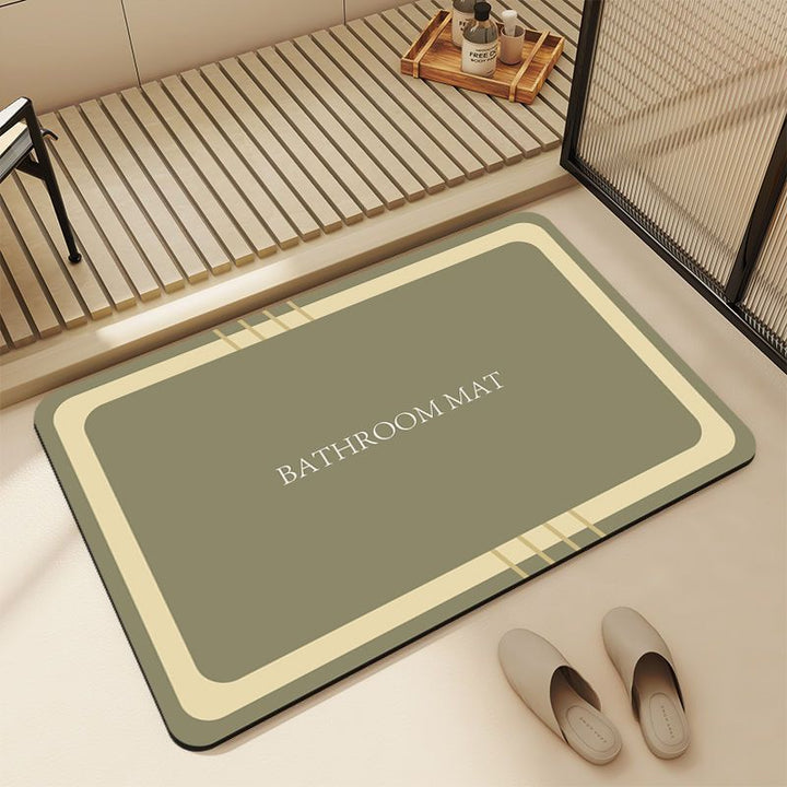 Elegant Bathroom Mat Kalsten