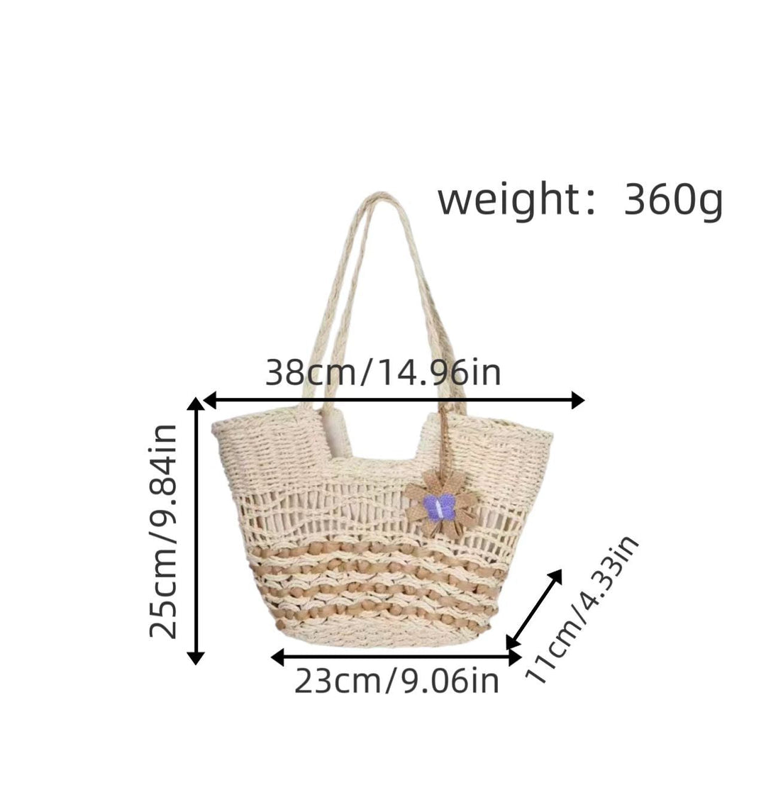 Braided Baste Beach Bag Kalsten
