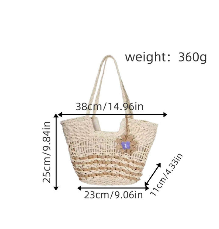 Braided Baste Beach Bag Kalsten
