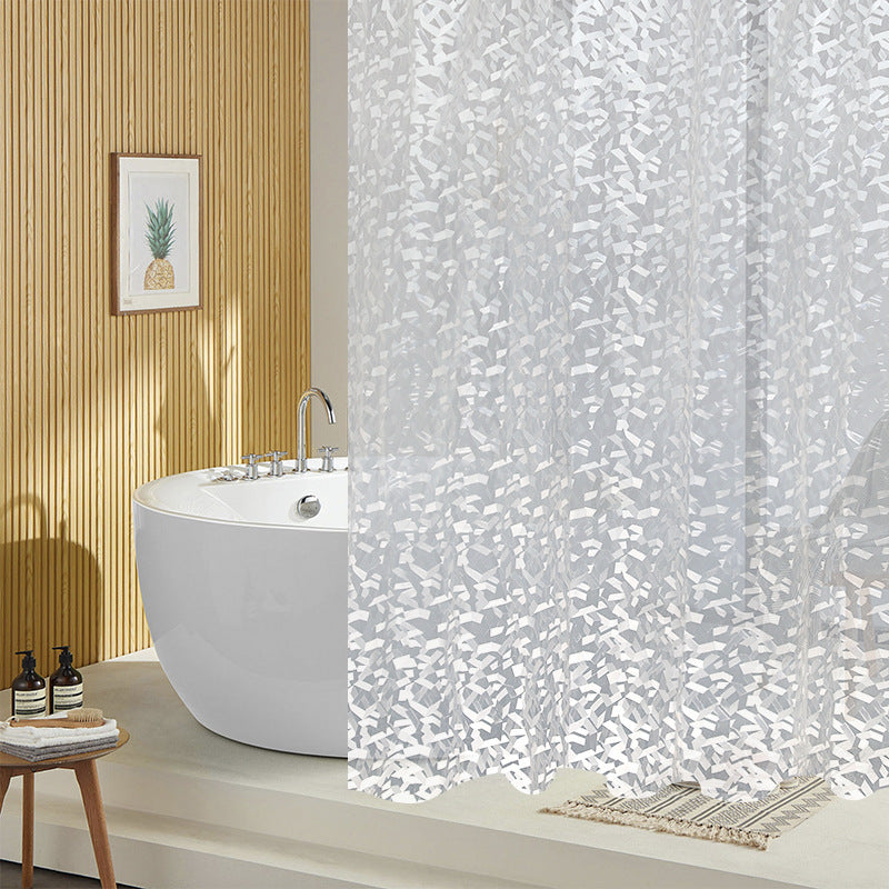 Elegant Textured Shower Curtain Kalsten
