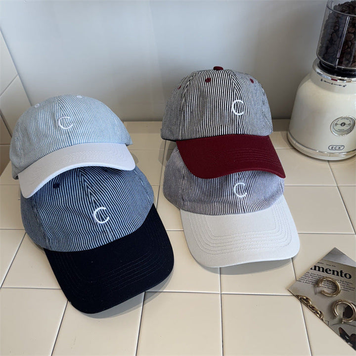 Men's Classic Striped Baseball Cap Kalsten