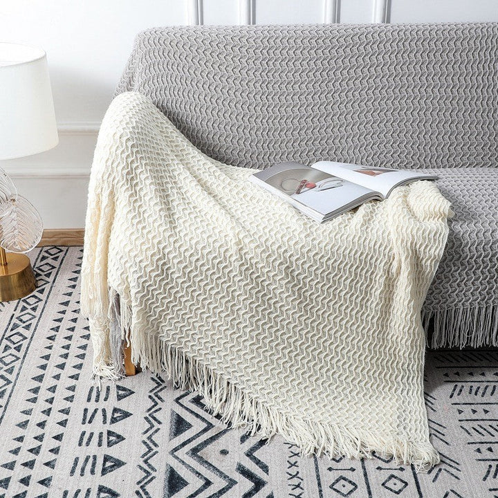 Cozy Knit Blanket Kalsten